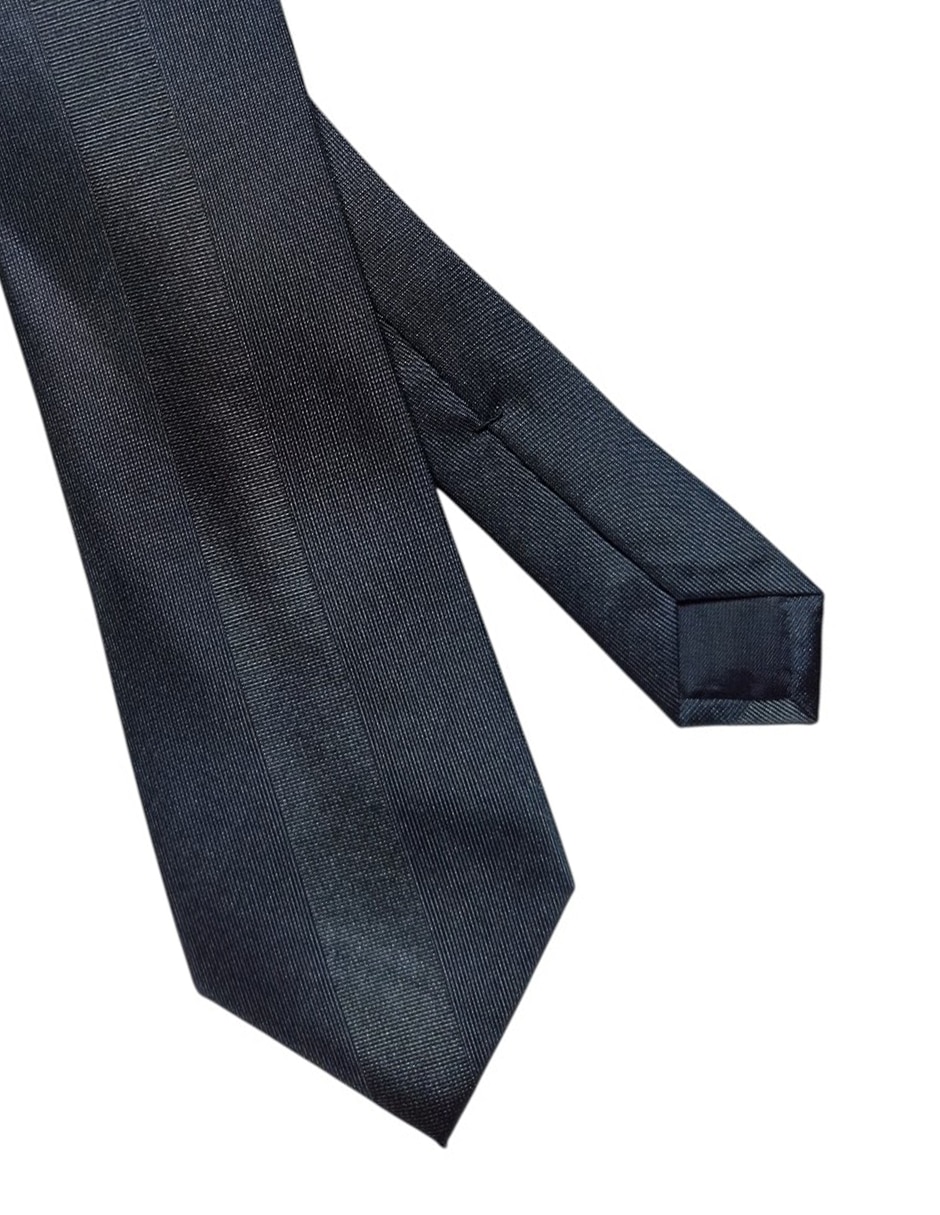 Corbata regular de seda estampado a rayas para hombre 3