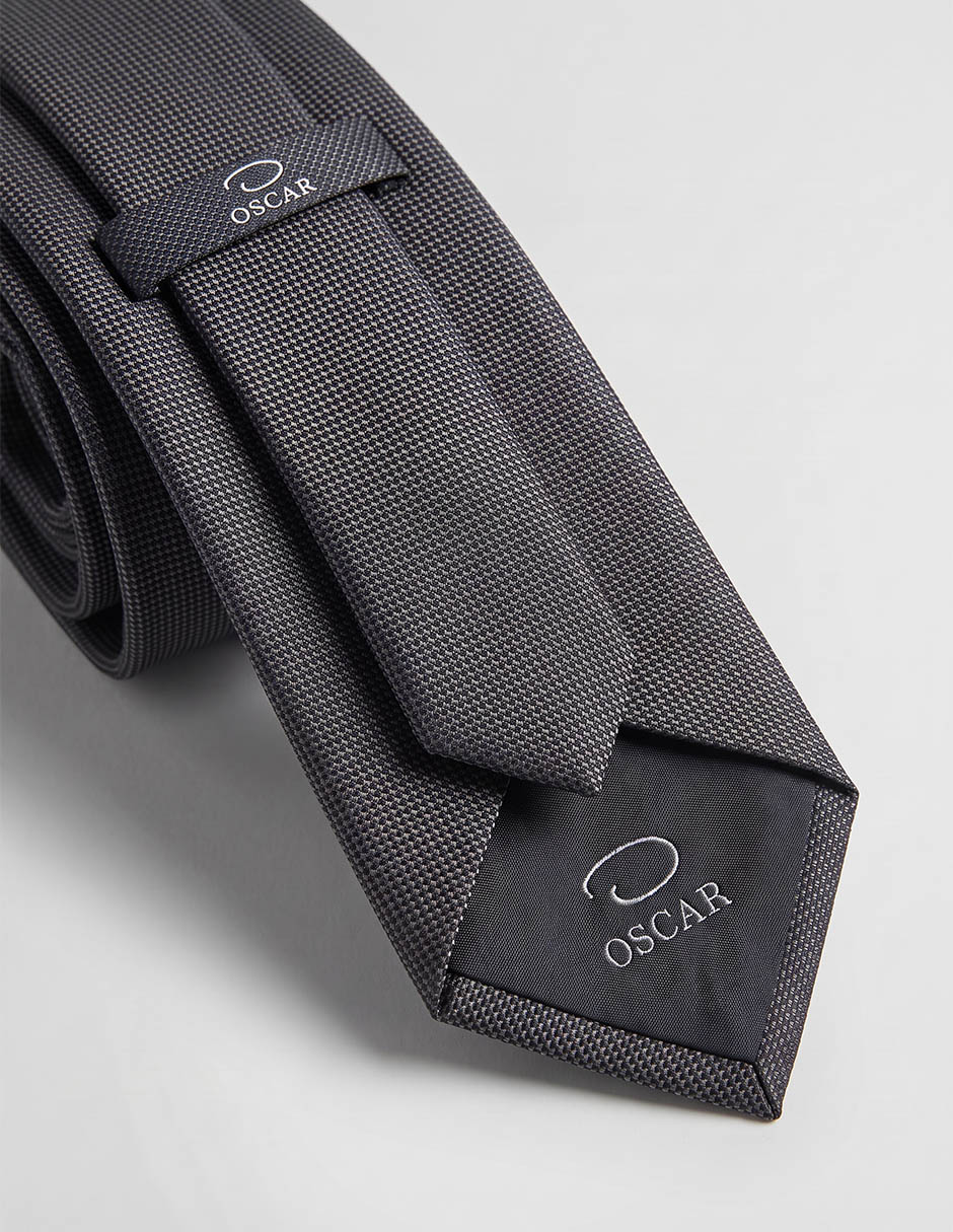Corbata regular de seda para hombre 3
