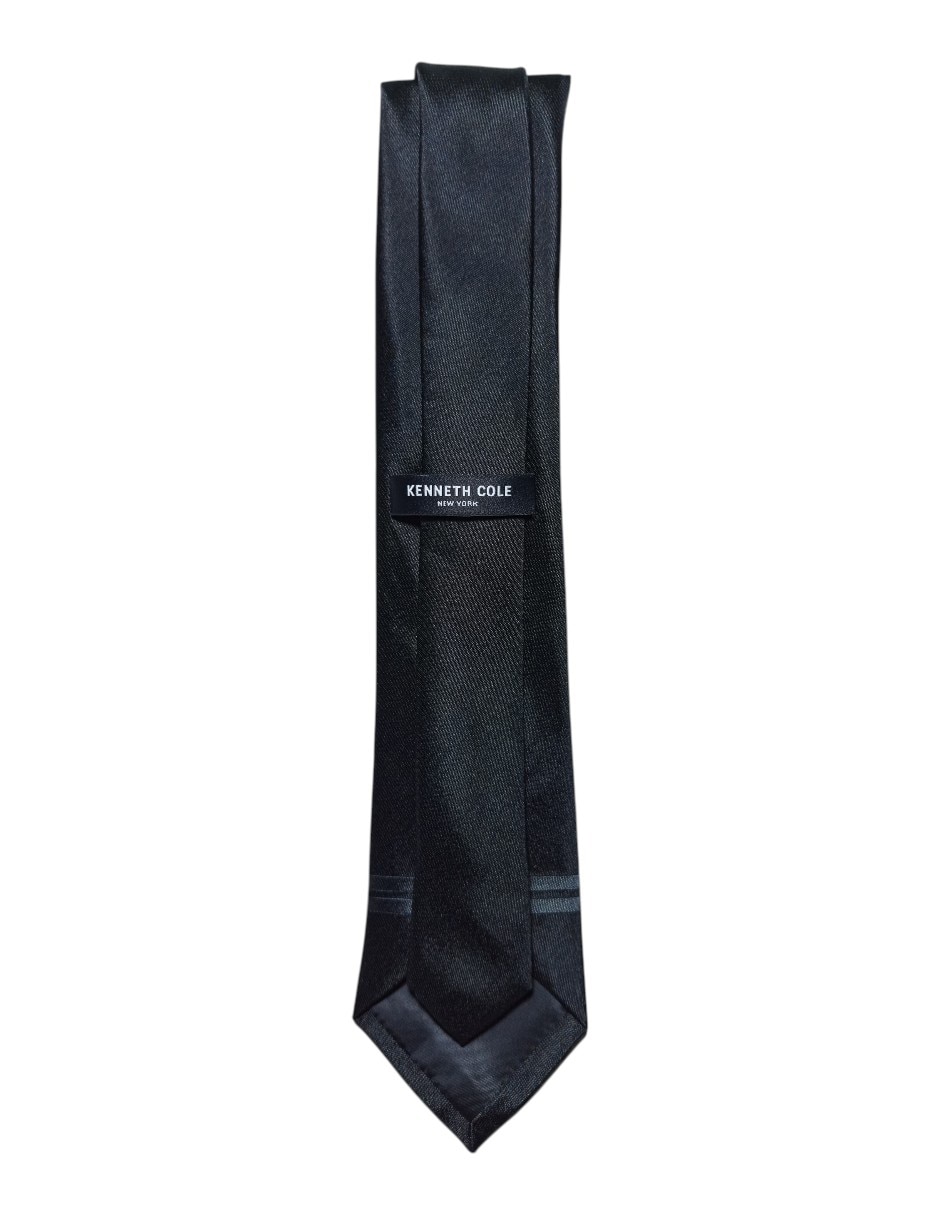 Corbata regular de seda estampado a rayas para hombre 2