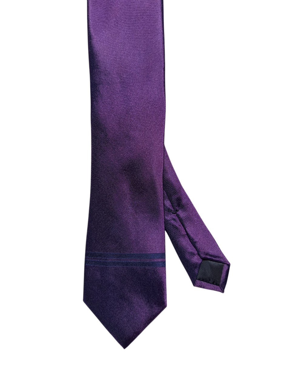 Corbata regular de seda para hombre