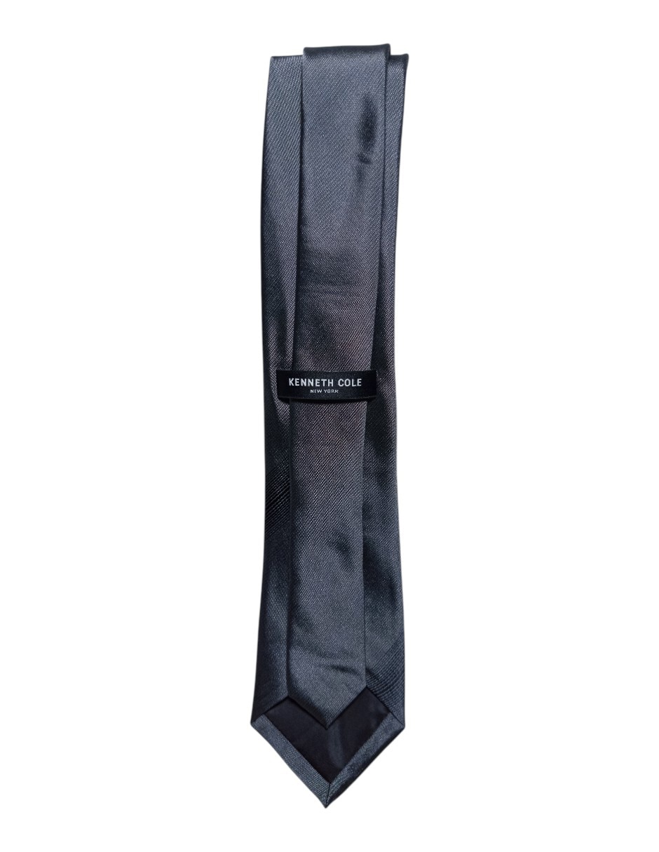 Corbata regular de seda estampado a rayas para hombre 2