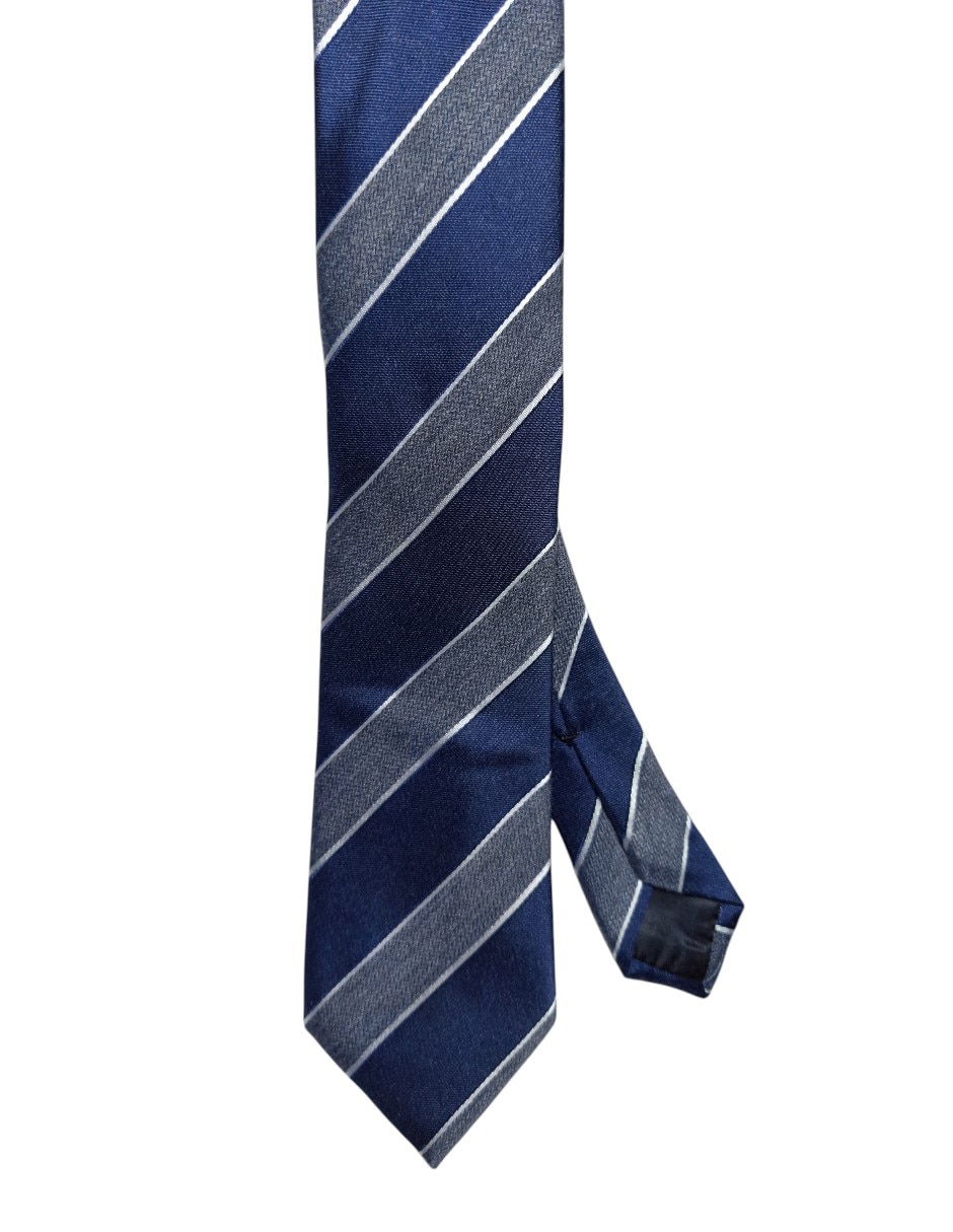 Corbata regular de seda estampado a rayas para hombre Corbata regular de seda estampado a rayas para hombre