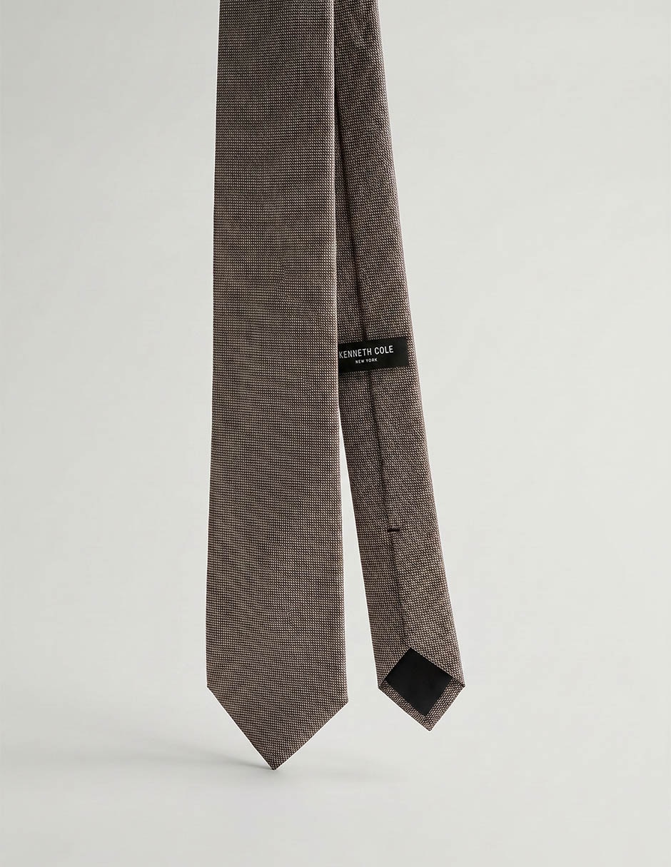 Corbata regular estampado jaspeado para hombre