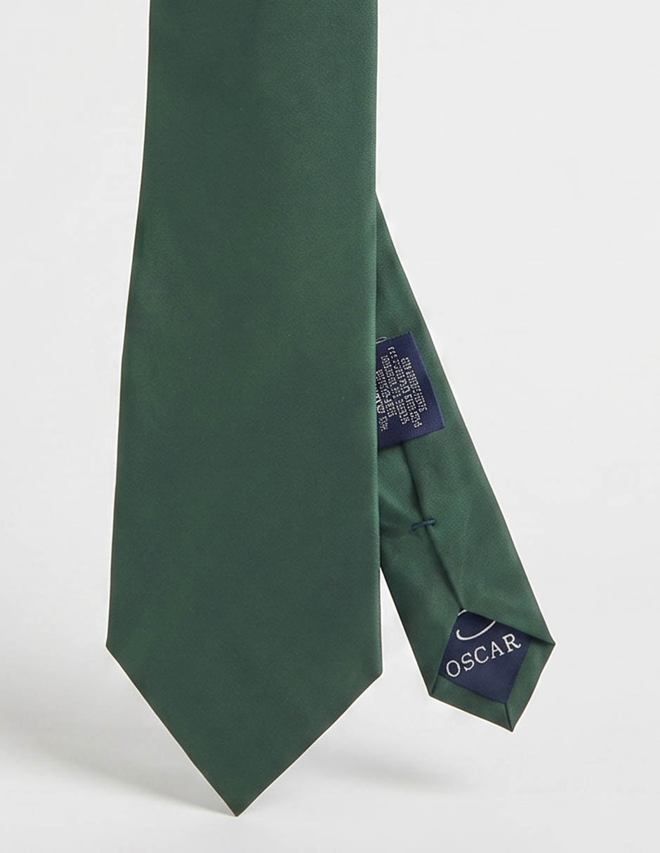 Corbata regular de seda para hombre