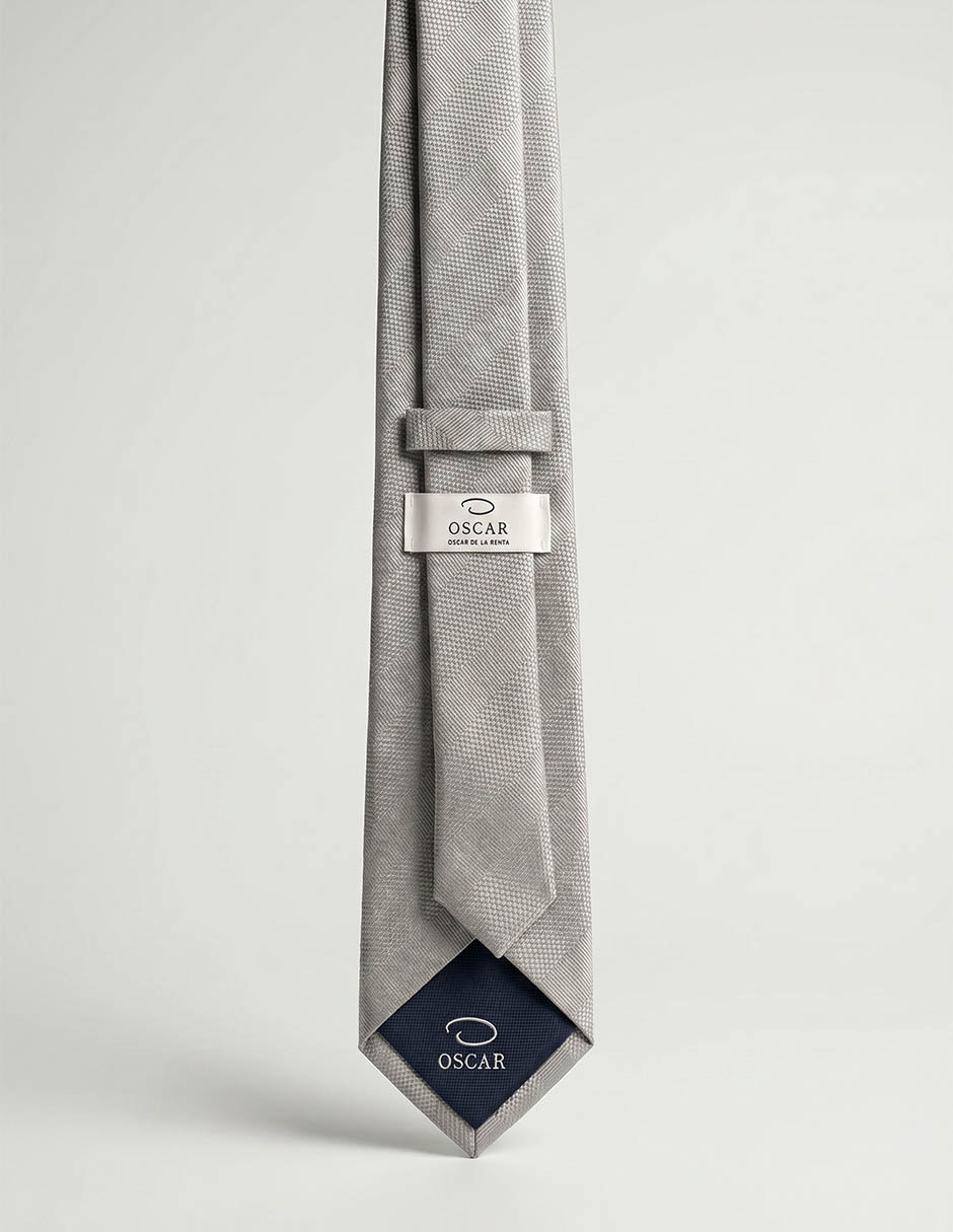 Corbata regular de seda para hombre 2