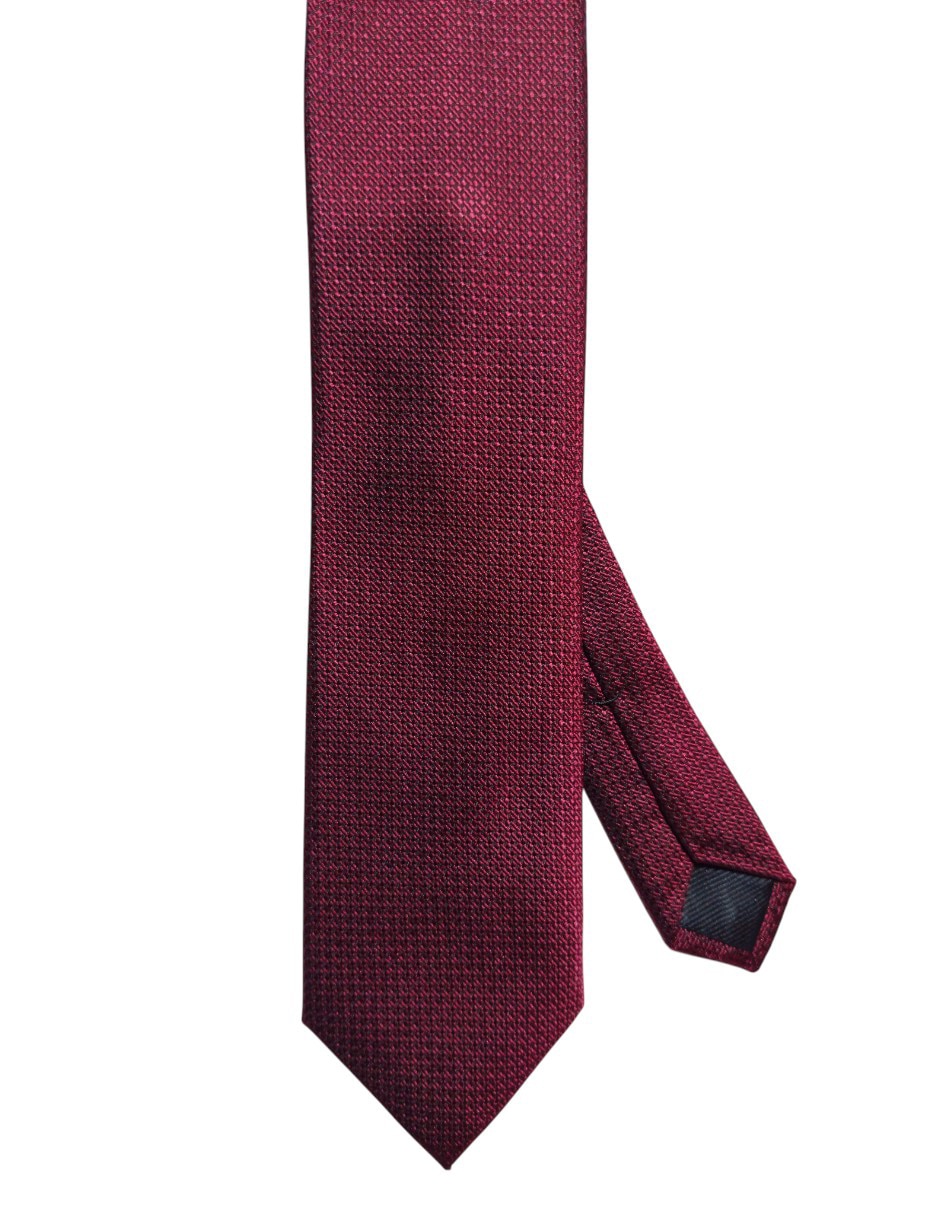 Corbata regular de seda estampado para hombre 1