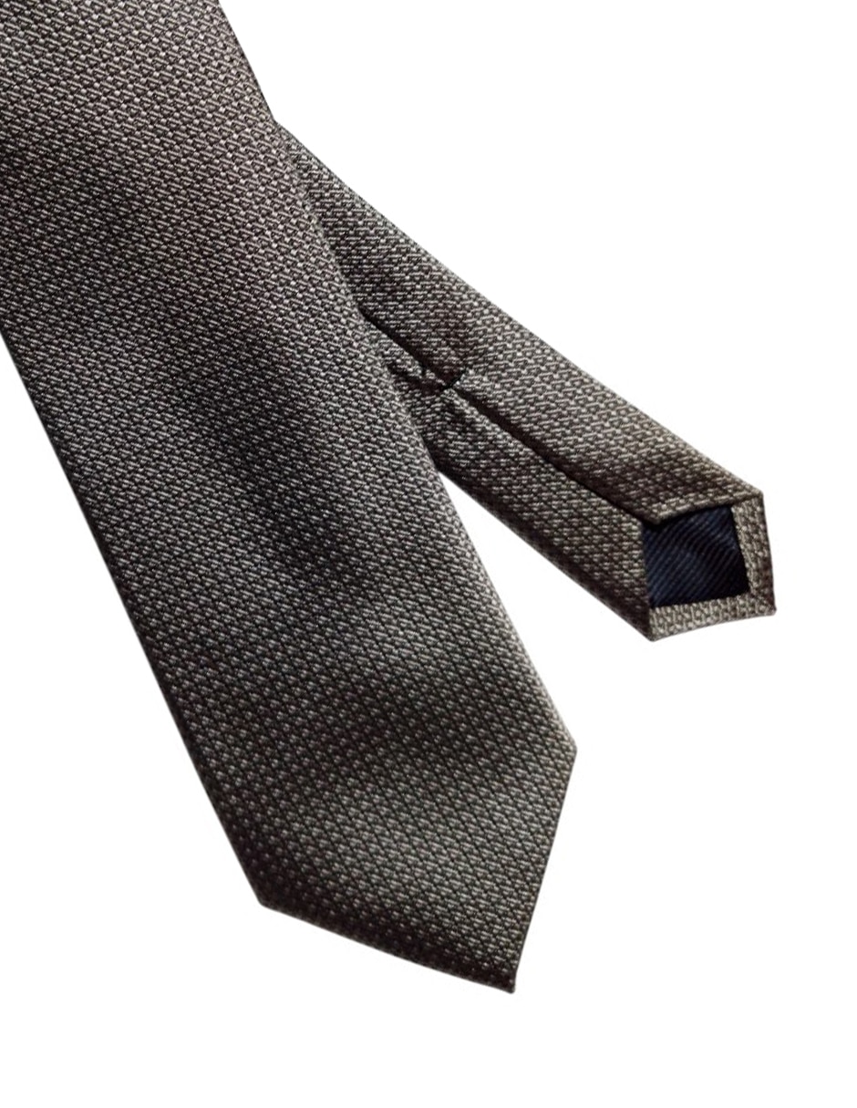 Corbata regular de seda estampado para hombre 2