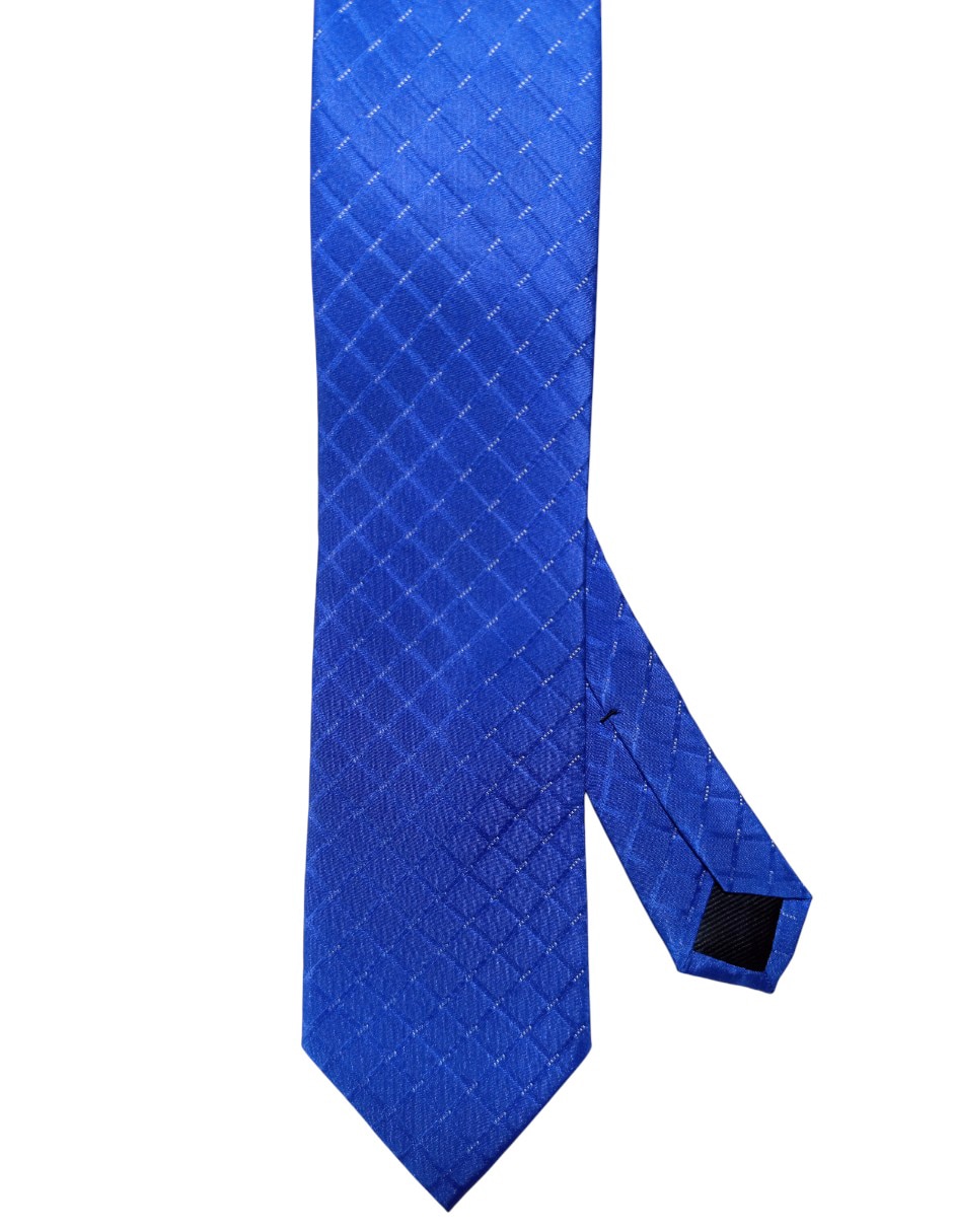Corbata regular de seda estampado gráfico para hombre