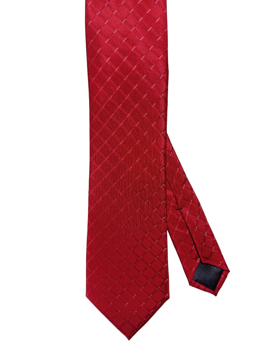 Corbata regular de seda estampado para hombre 1