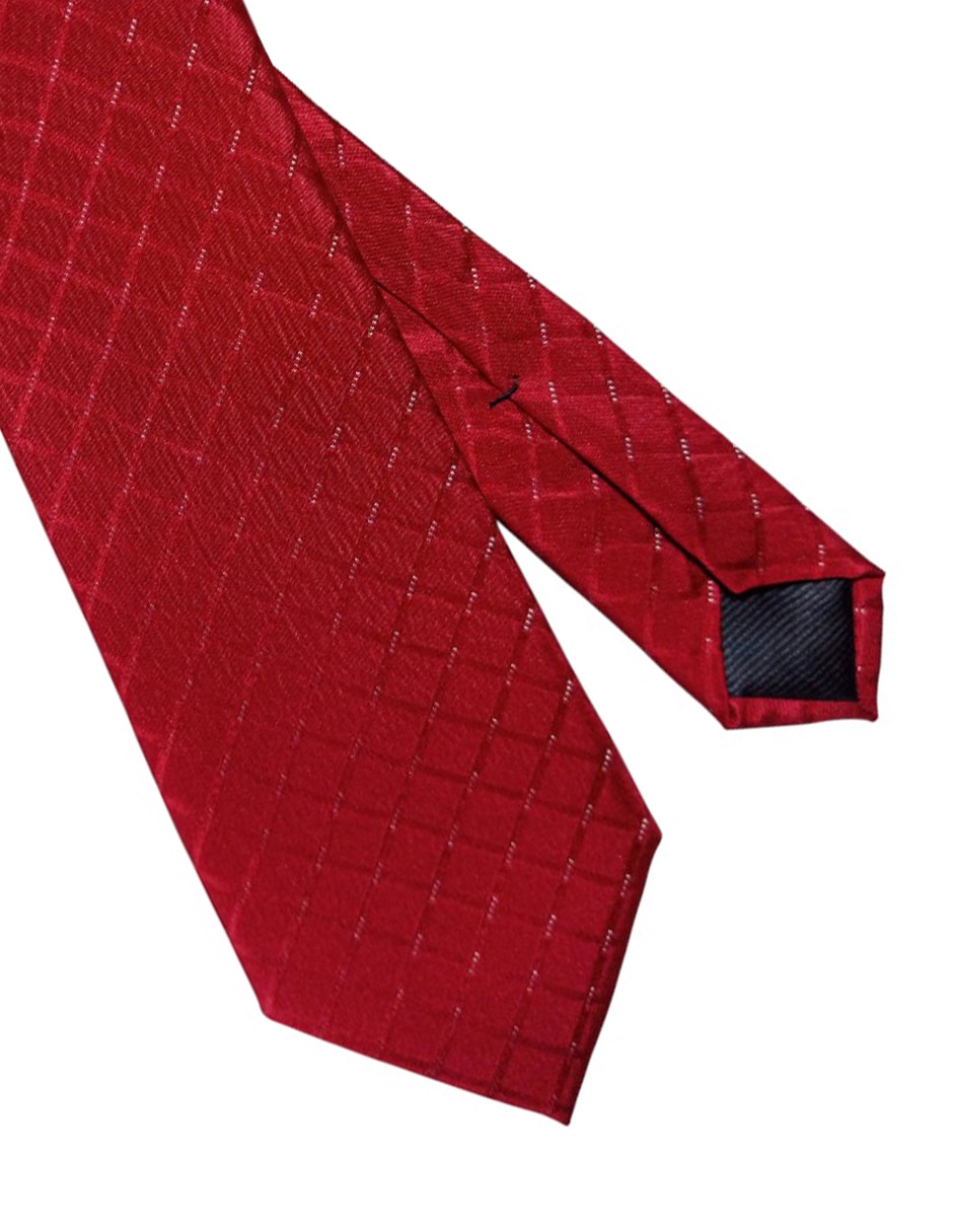 Corbata regular de seda estampado para hombre 3