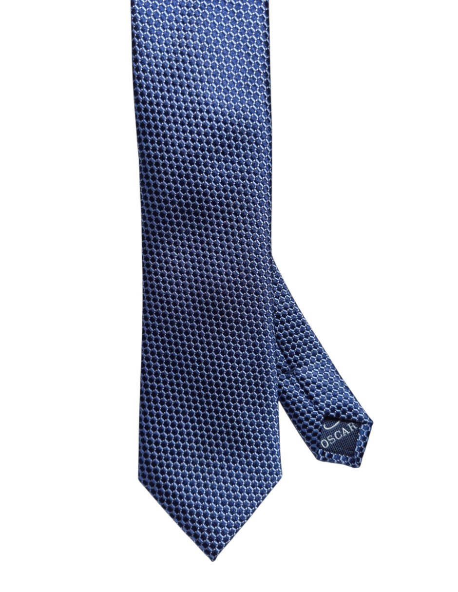Corbata Oscar De La Renta regular de seda estampada para hombre Corbata Oscar De La Renta regular de seda estampada para hombre
