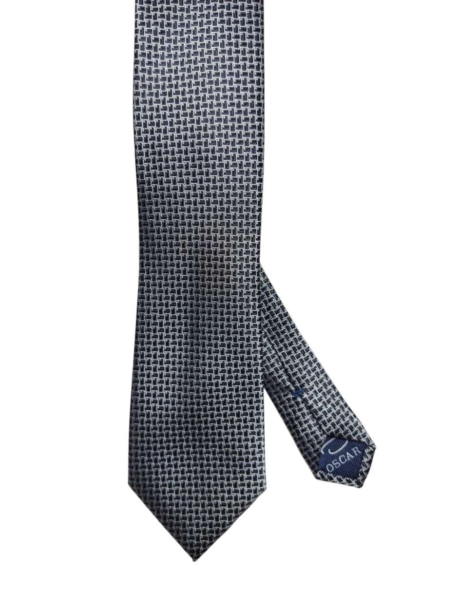 Corbata Oscar De La Renta regular de seda estampada para hombre Corbata Oscar De La Renta regular de seda estampada para hombre
