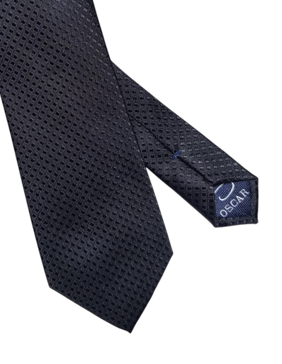 Corbata regular de seda estampado para hombre 2