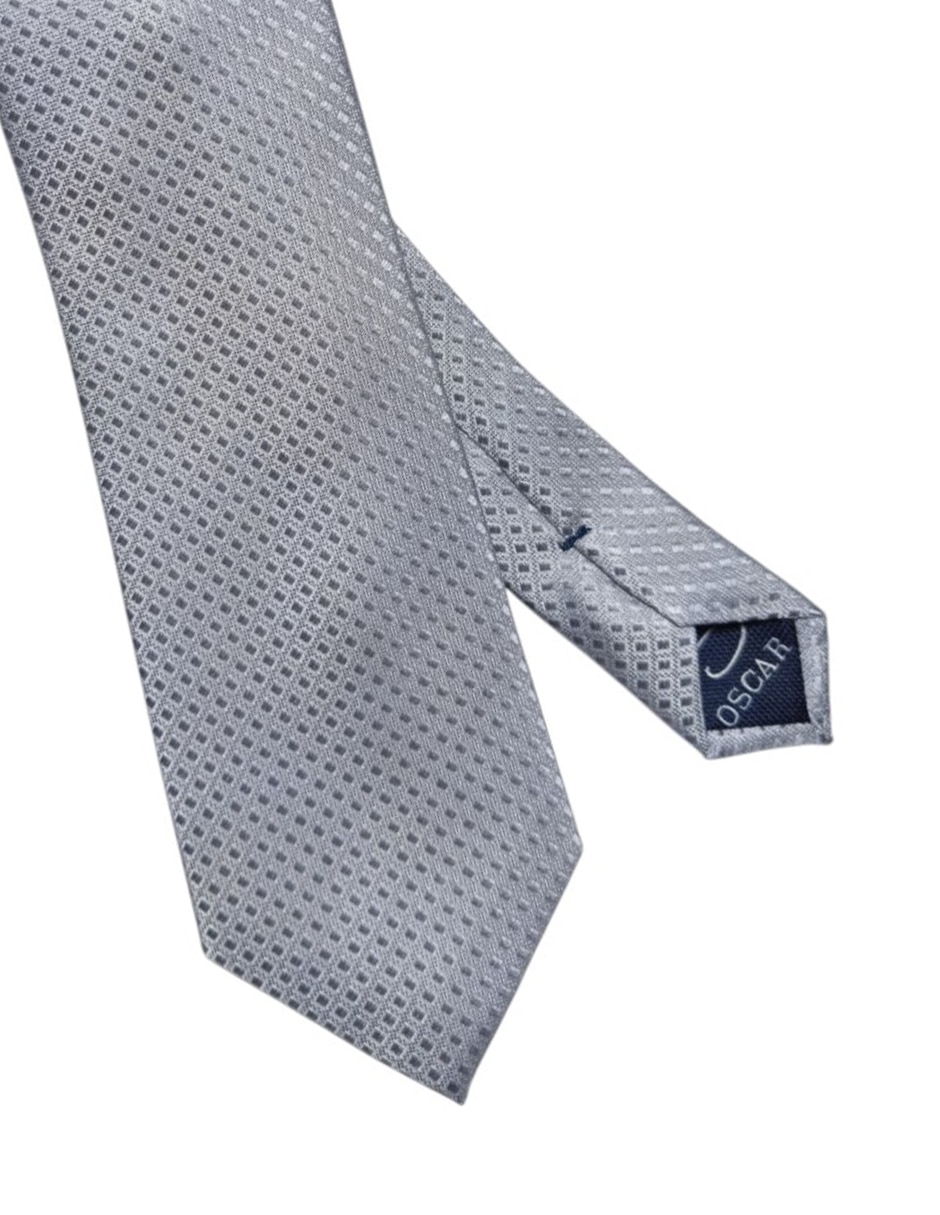 Corbata regular de seda estampado para hombre 2