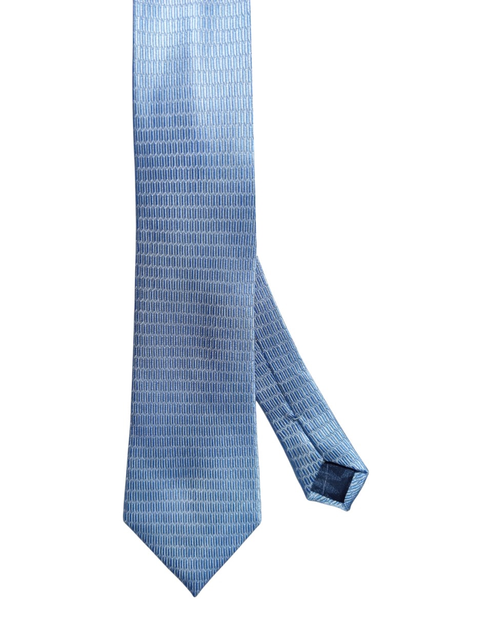Corbata regular de seda estampado geométrico para hombre Corbata regular de seda estampado geométrico para hombre