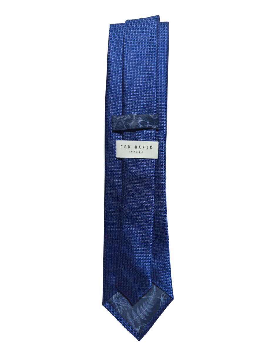 Corbata regular de seda estampado para hombre 2