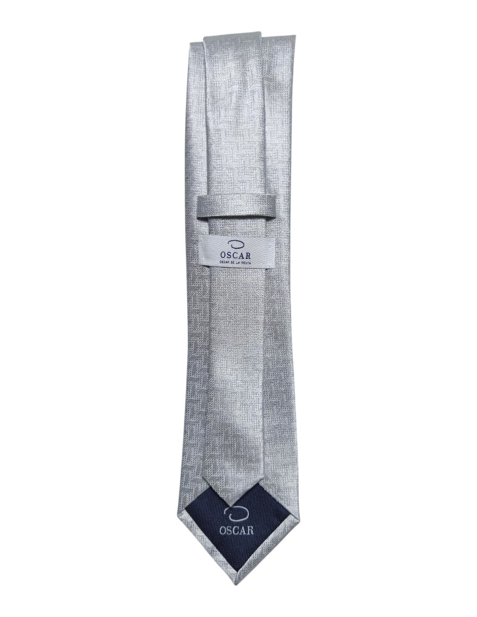 Corbata regular de seda estampado para hombre 2