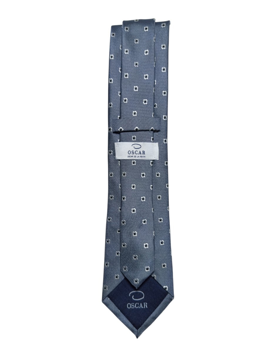 Corbata regular estampado microprint para hombre 2