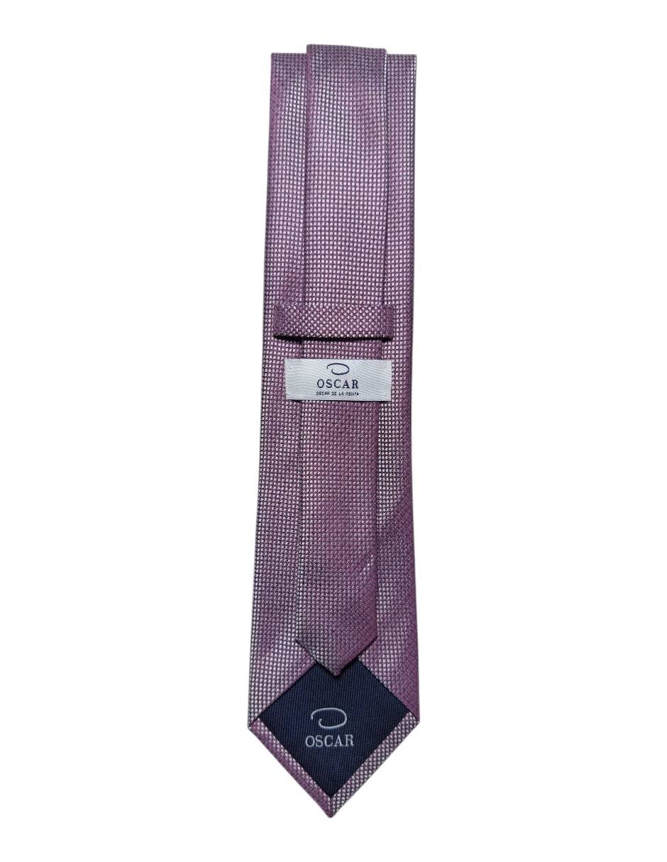 Corbata Oscar De La Renta regular de seda estampado gráfico para hombre 3