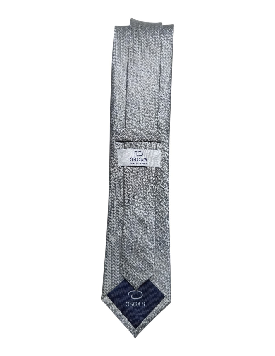 Corbata Oscar De La Renta regular de seda estampado gráfico para hombre 3