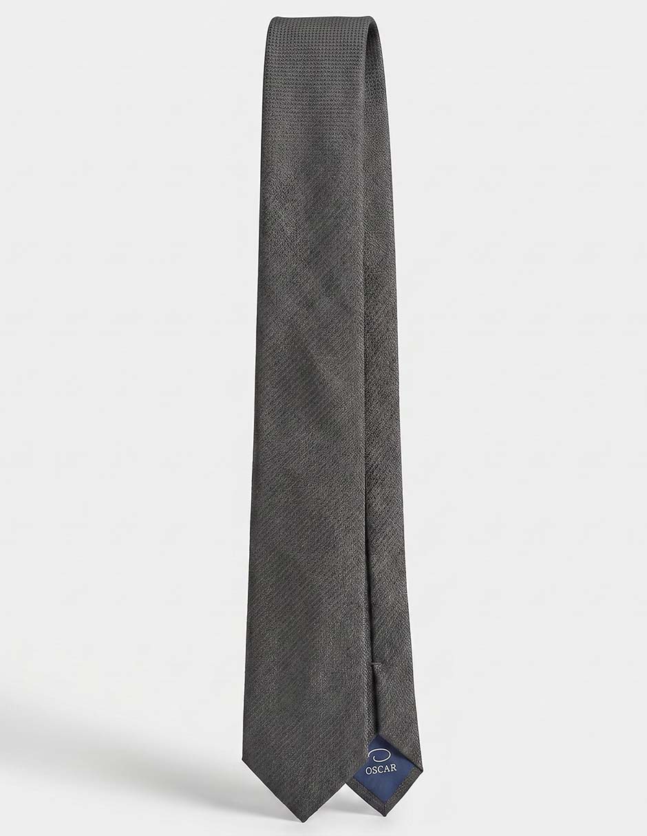Corbata regular de seda para hombre