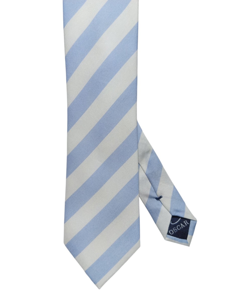 Corbata Oscar de la Renta regular de seda estampado a rayas para hombre Corbata Oscar de la Renta regular de seda estampado a rayas para hombre