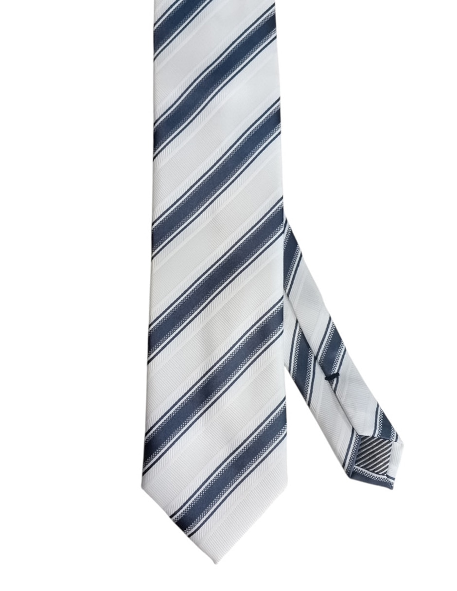 Corbata regular de seda estampado a rayas para hombre Corbata regular de seda estampado a rayas para hombre