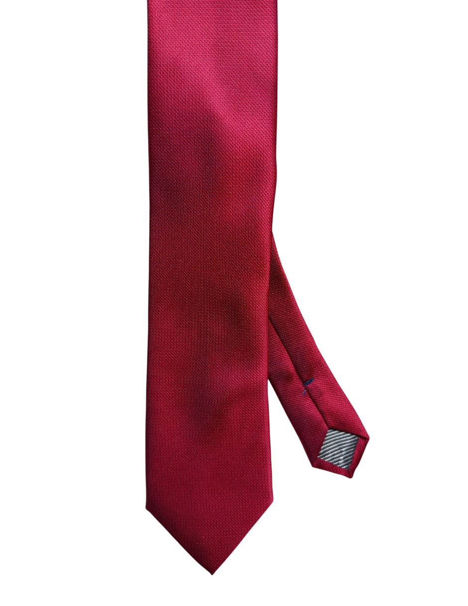 Corbata regular de seda estampado para hombre 1