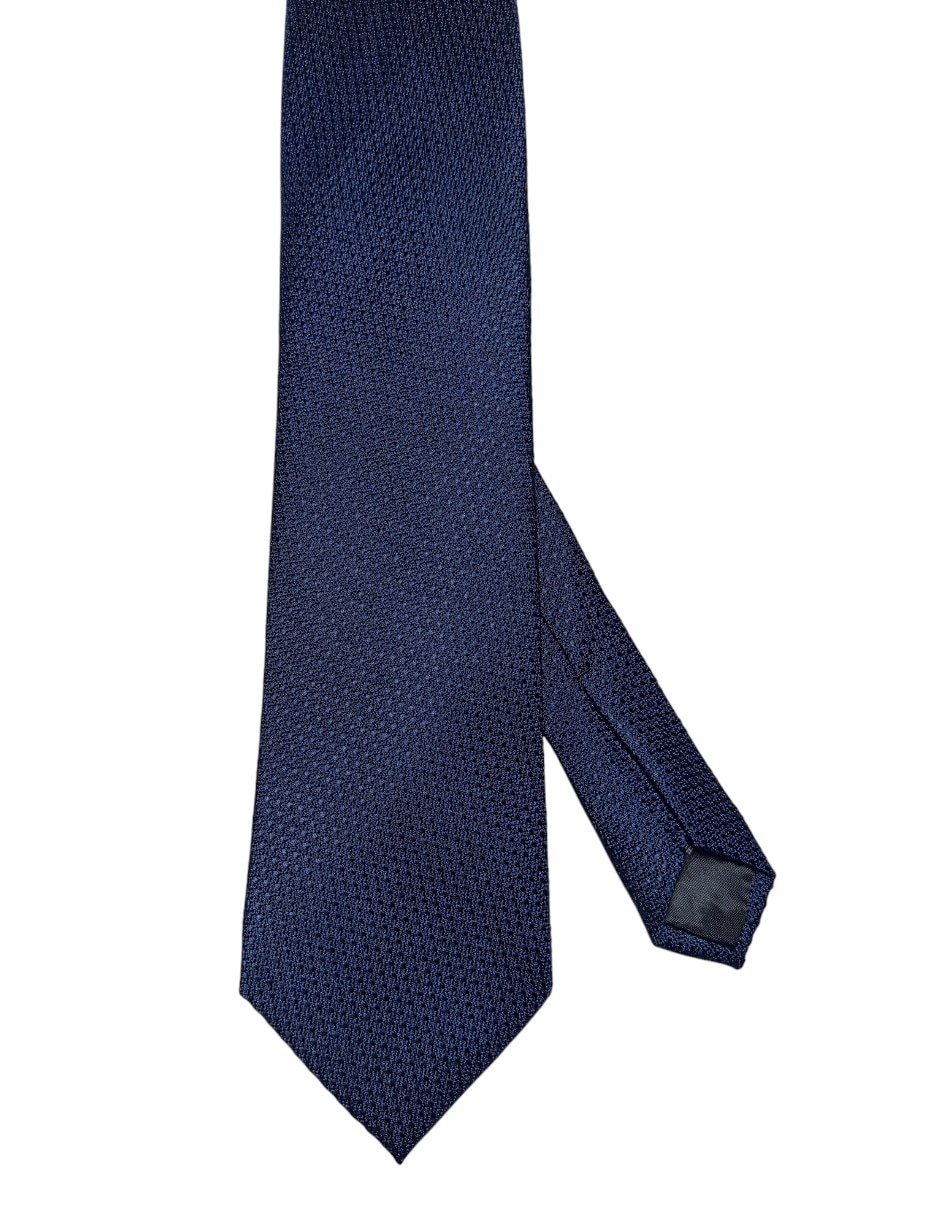 Corbata regular de seda estampado gráfico para hombre