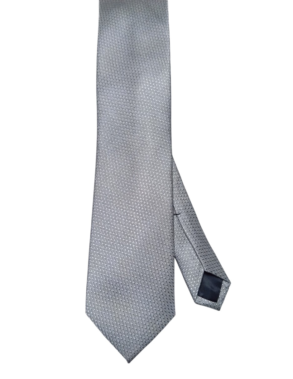 Corbata regular de seda estampado para hombre 1