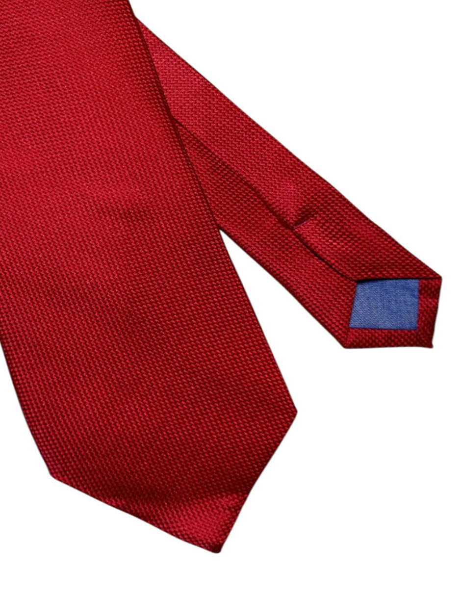 Corbata Puroego regular de seda estampada para hombre