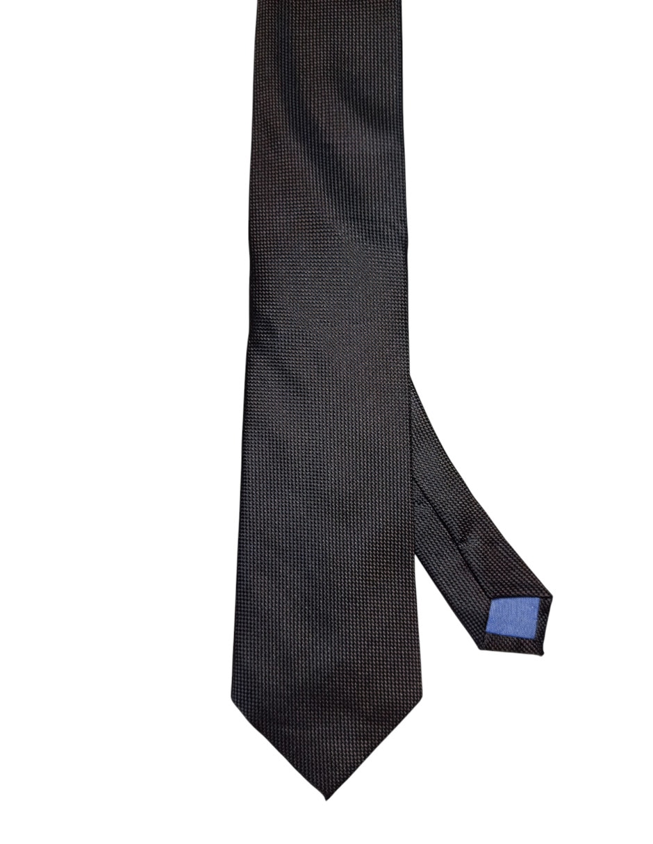 Corbata regular de seda estampada para hombre