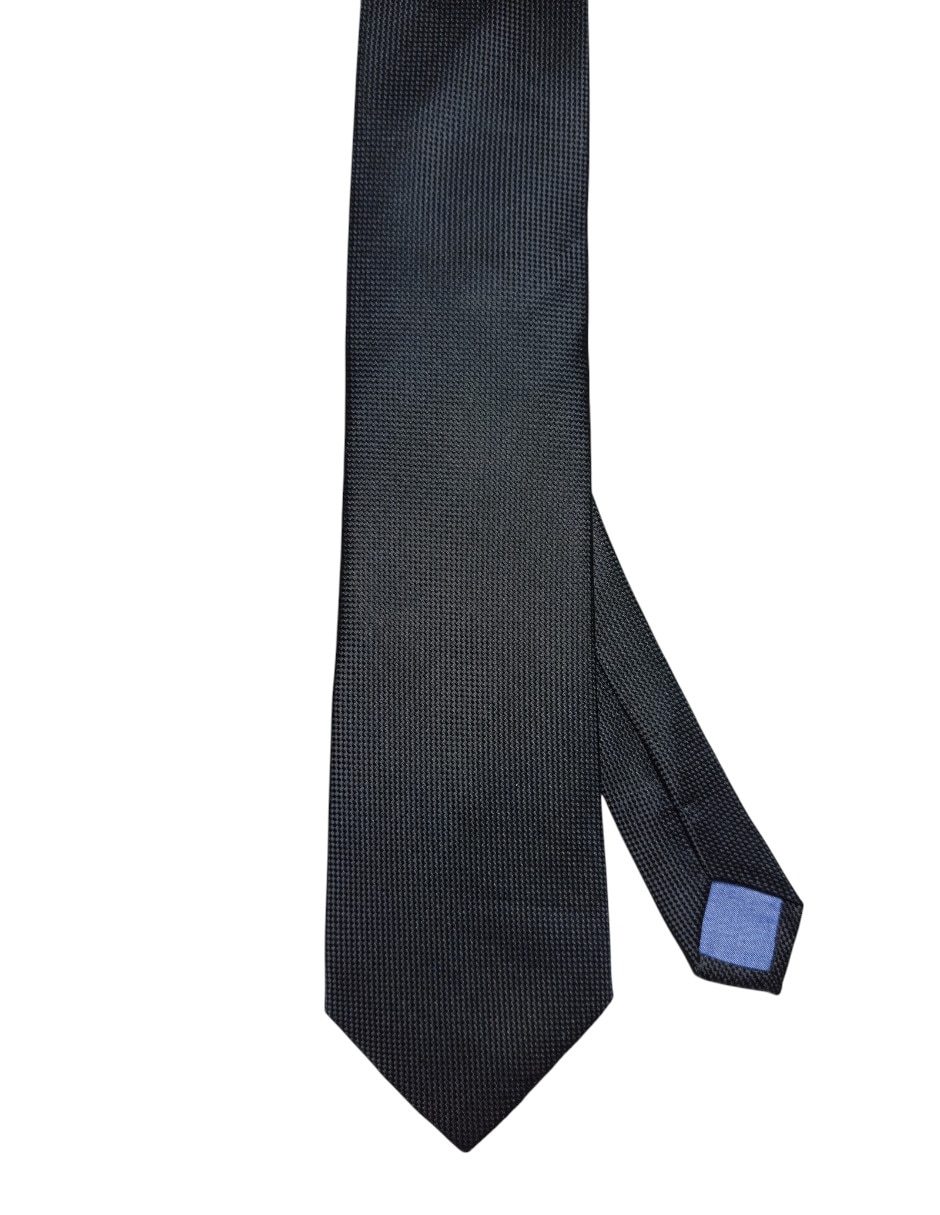 Corbata regular de seda estampada para hombre 1