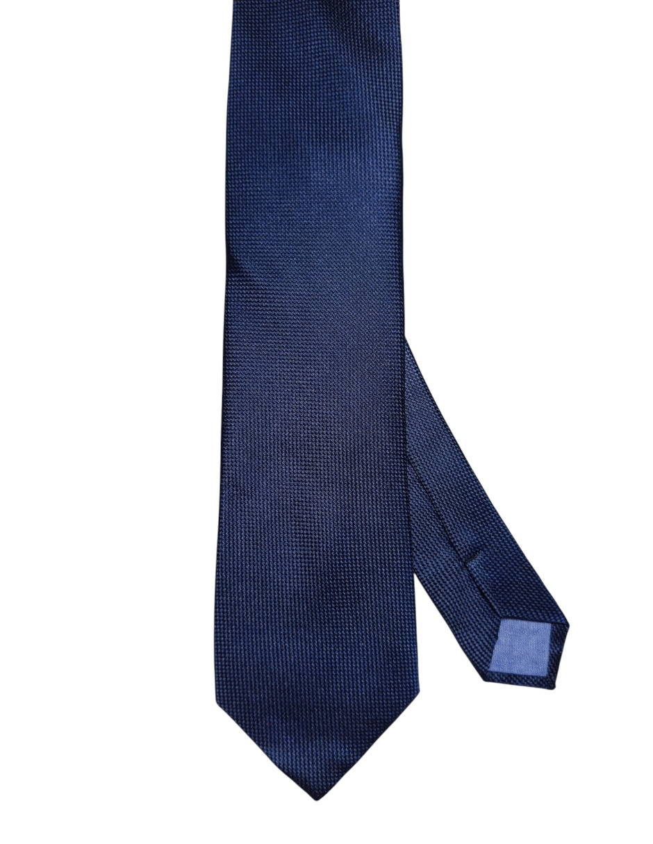 Corbata regular de seda estampada para hombre