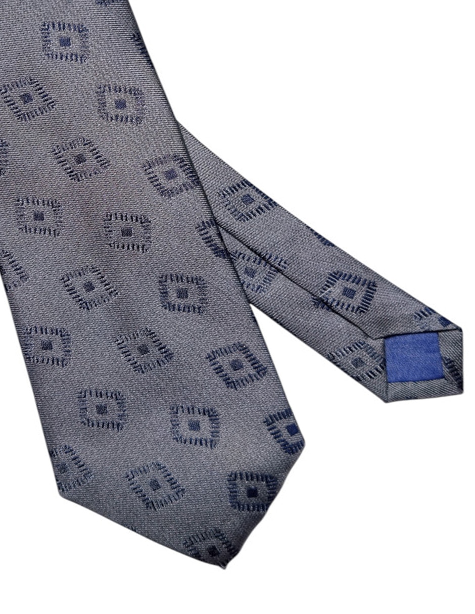 Corbata regular de seda estampada para hombre 3