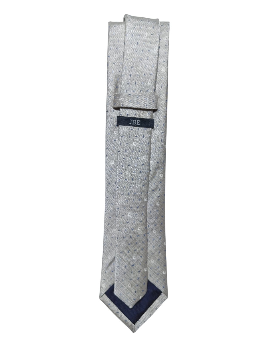 Corbata regular de seda estampado para hombre 2