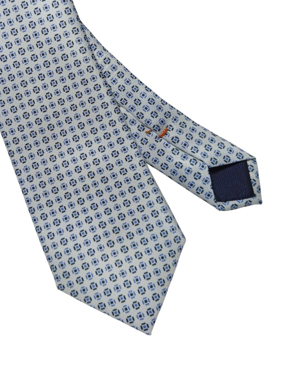 Corbata Jbe regular de seda estampada para hombre