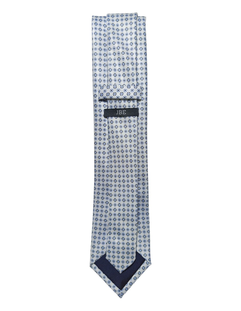 Corbata Jbe regular de seda estampada para hombre
