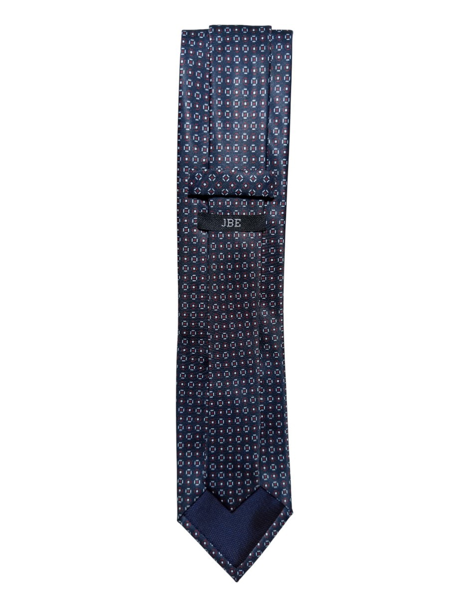 Corbata regular de seda estampada para hombre 3