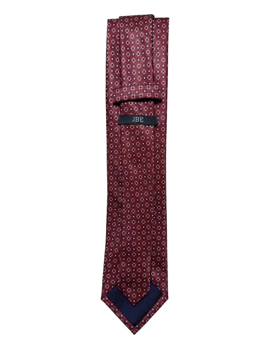 Corbata regular de seda estampada para hombre 2
