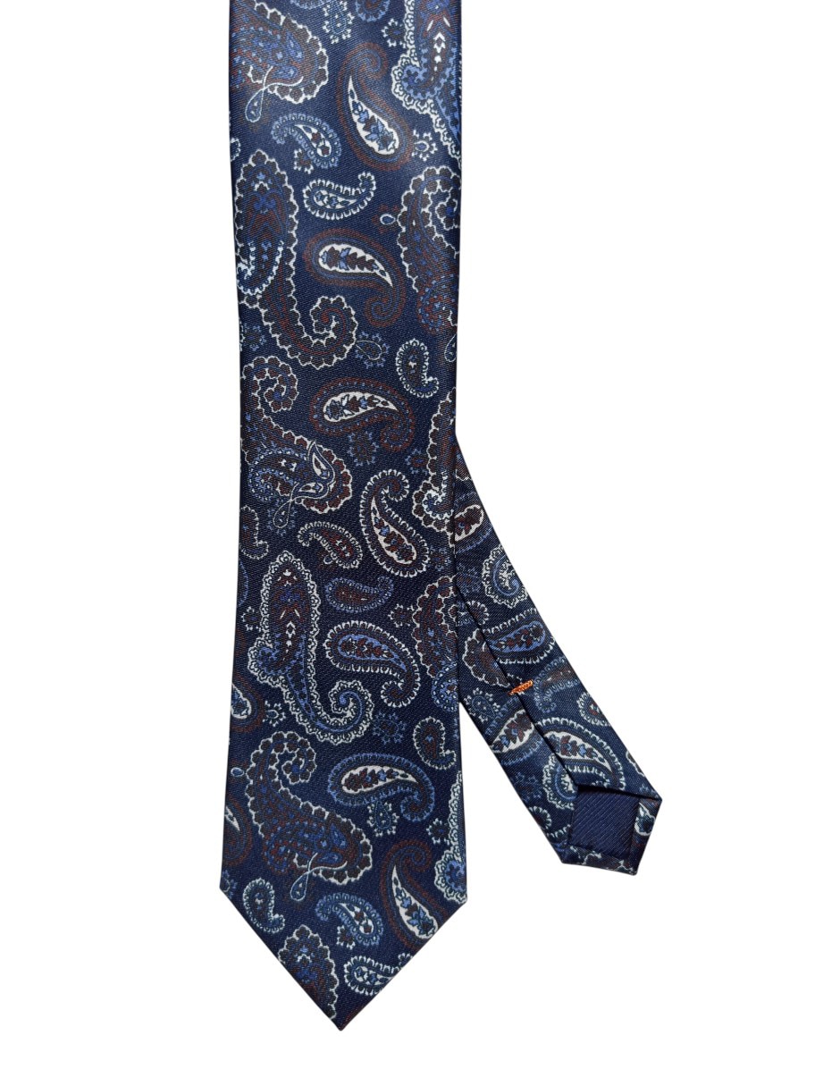 Corbata regular de seda estampado paisley para hombre Corbata regular de seda estampado paisley para hombre