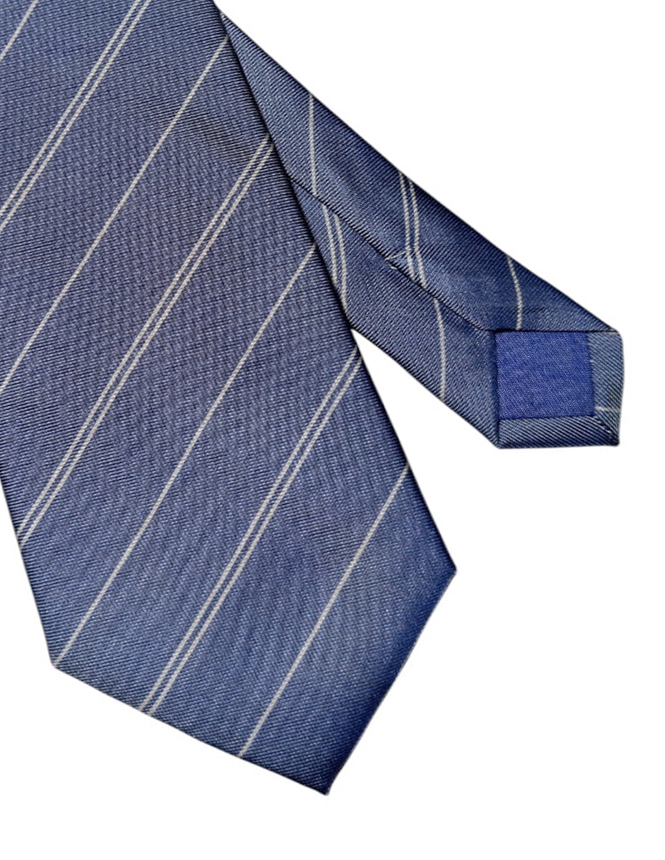 Corbata a rayas regular seda 3