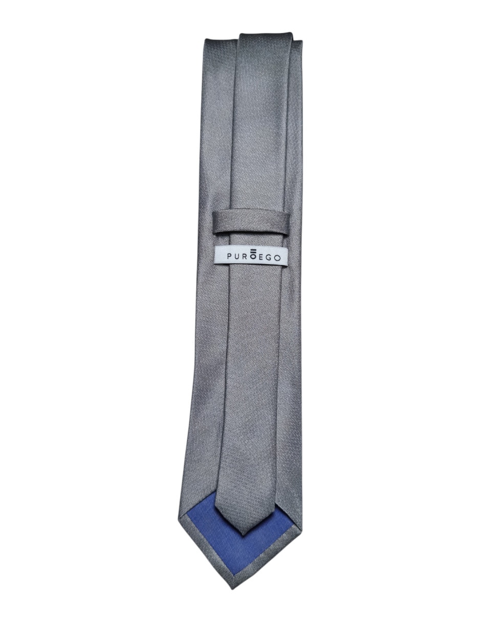 Corbata regular de seda estampado gráfico para hombre 2