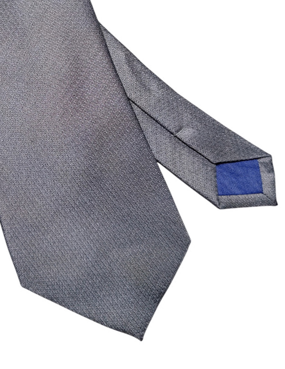 Corbata regular de seda estampado gráfico para hombre 3
