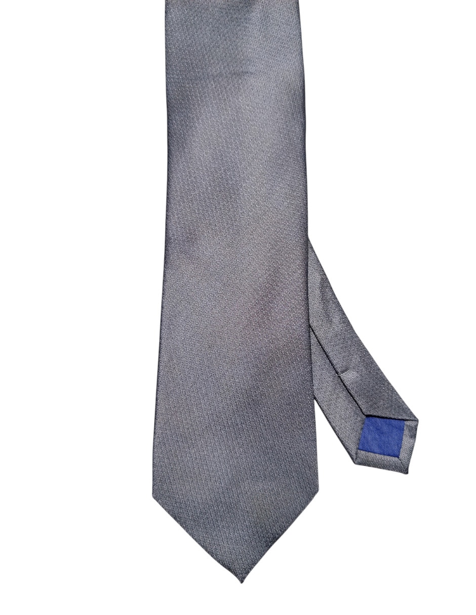 Corbata regular de seda estampado gráfico para hombre 1