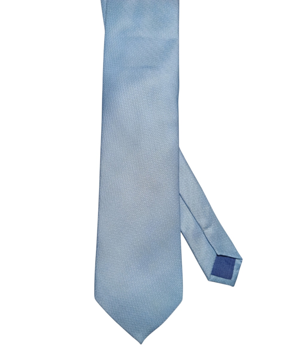 Corbata regular de seda estampado gráfico para hombre