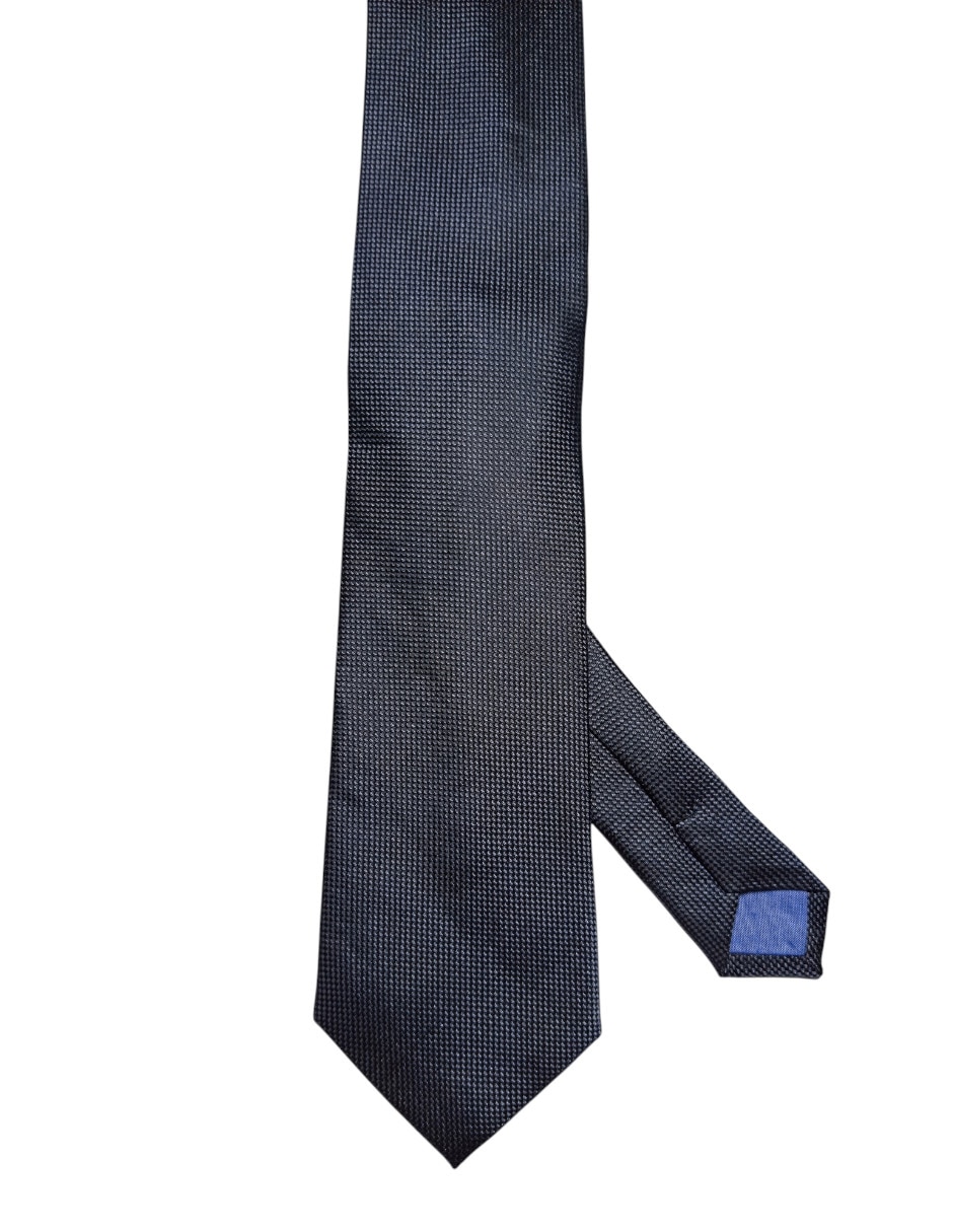 Corbata regular de seda estampada para hombre
