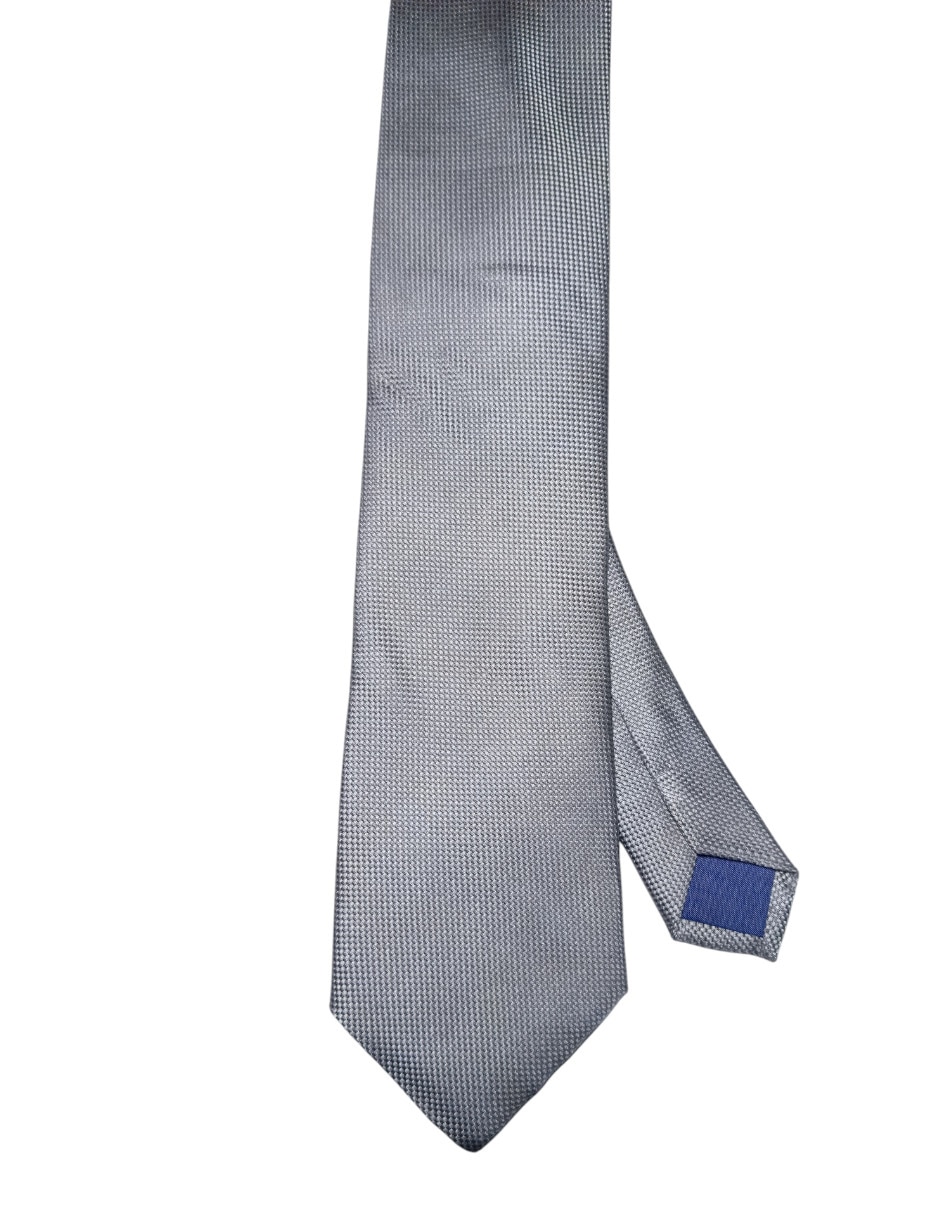 Corbata regular de seda estampada para hombre
