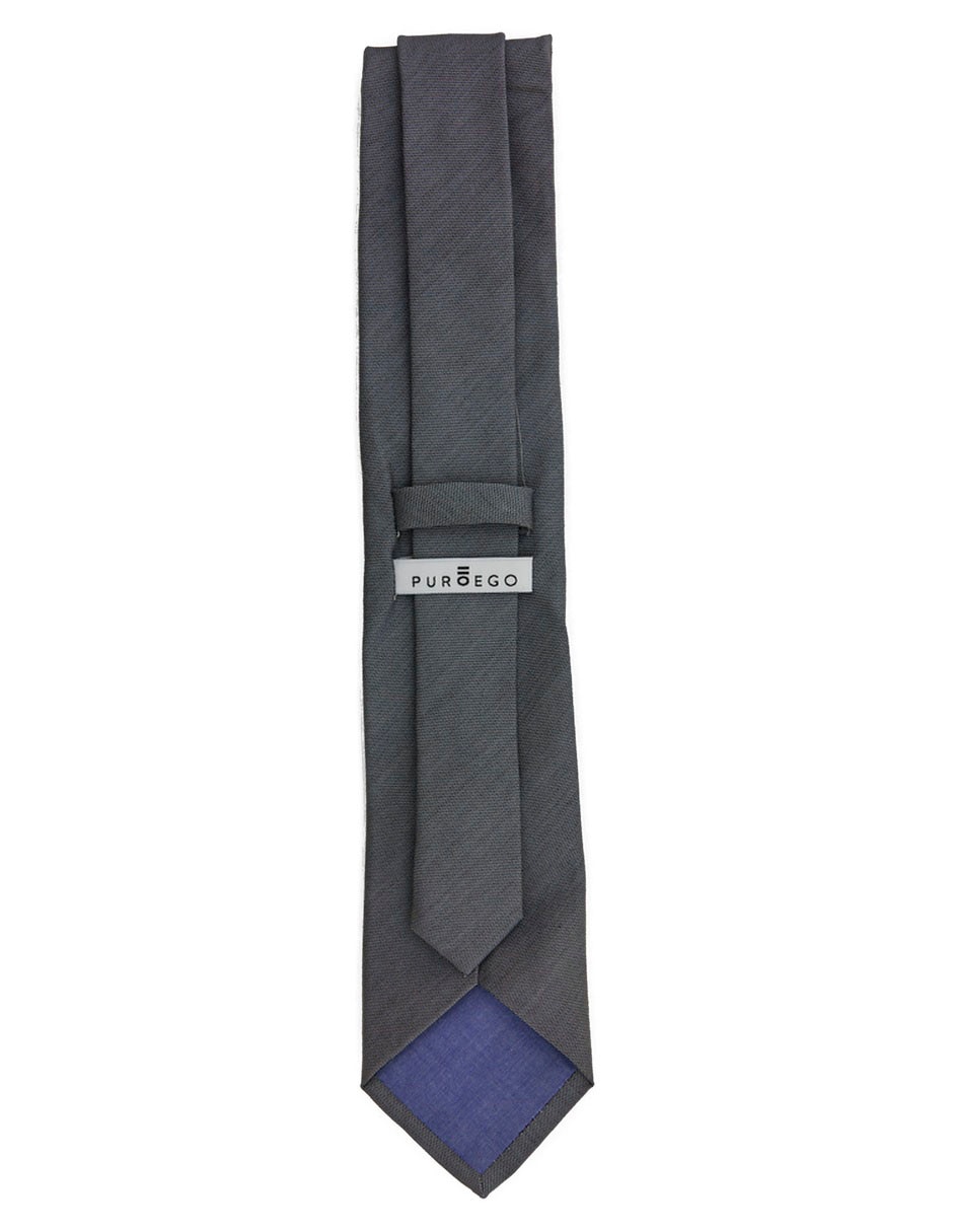 Corbata regular de seda estampado gráfico para hombre 2