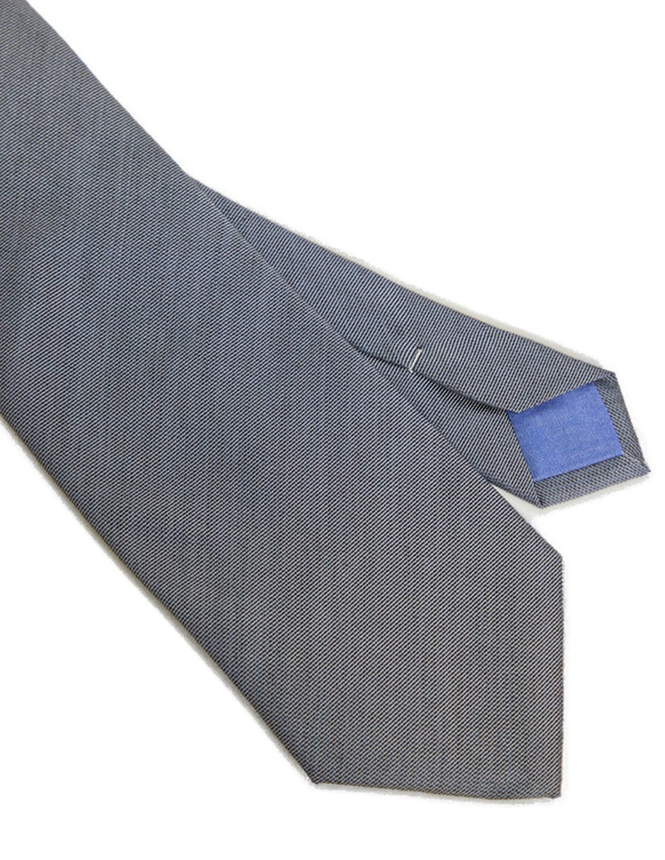 Corbata regular de seda estampado gráfico para hombre 3